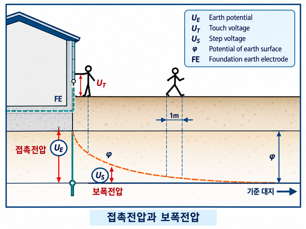 접지시설 보폭전압과 접촉전압의 이해 1 ChatGPT Image 2026년 9월 14일 오후 03 26 34