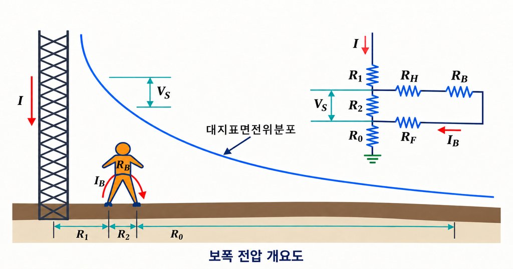 접지시설 보폭전압과 접촉전압의 이해 3 ChatGPT Image 2026년 9월 14일 오후 03 46 56