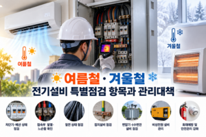 여름철·겨울철 전기설비 특별점검 항목과 관리대책 1 여름철·겨울철 전기설비 특별점검 항목과 관리대책 썸네일